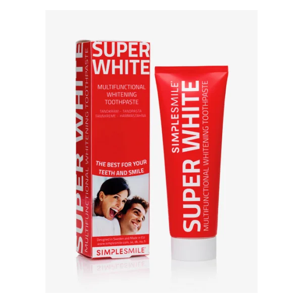 SimpleSmile Multifunktionella SUPER WHITE Tandkräm 75 ml